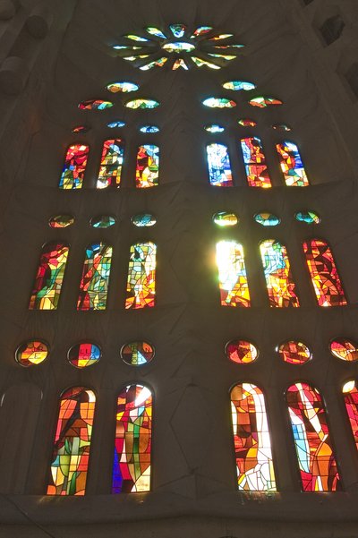Vidriera de Antonio Gaudi